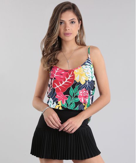 Regata-PatBO-Estampada-Tropical--Preta-8723477-Preto_1