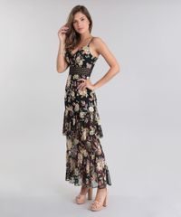 Vestido-Longo-PatBO-em-Tule-Bordado-Floral-com-Babados-Preto-8690957-Preto_3