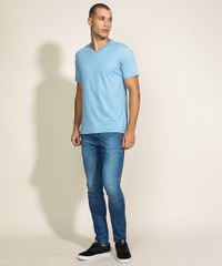 Camiseta-Masculina-Basica-Manga-Curta-Gola-V-Azul-9965027-Azul_3