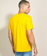 Camiseta-Masculina-Basica-Manga-Curta-Gola-V-Mostarda-9965027-Mostarda_2