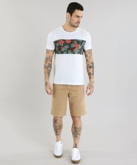 Camiseta-com-Recorte-Estampado-Floral-Cinza-Mescla-Claro-8838938-Cinza_Mescla_Claro_3