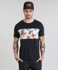 Camiseta-com-Recorte-Estampado-Floral-Preta-8838938-Preto_1