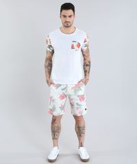 Camiseta-com-Bolso-Estampado-Floral-Cinza-Mescla-Claro-8839031-Cinza_Mescla_Claro_3