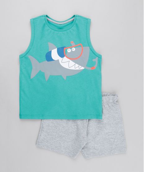 Conjunto-de-Regata-Tubarao-Verde-Agua---Bermuda-em-Moletom-Cinza-Mescla-8822887-Cinza_Mescla_1