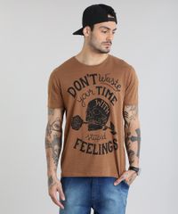 Camiseta--Don-t-Waste-Your-Time--Caramelo-8758211-Caramelo_1
