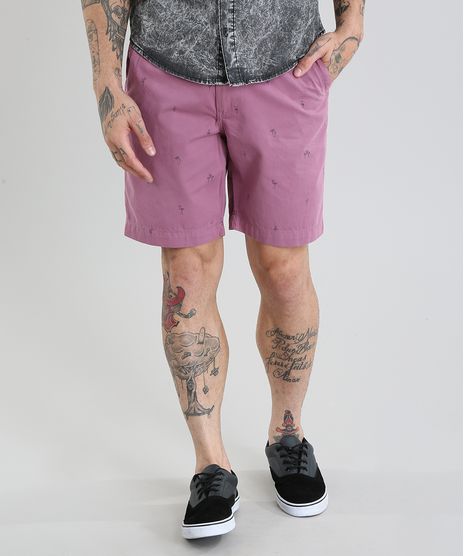 Bermuda-Reta-Estampada-de-Flamingos-Lilas-8767253-Lilas_1