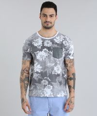 Camiseta-Estampada-Floral-com-Bolso-Cinza-8712560-Cinza_1