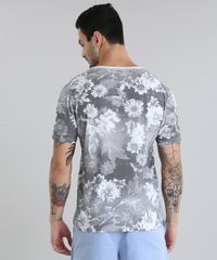Camiseta-Estampada-Floral-com-Bolso-Cinza-8712560-Cinza_2