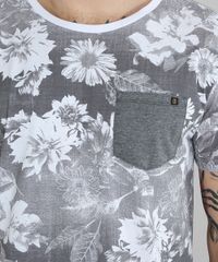 Camiseta-Estampada-Floral-com-Bolso-Cinza-8712560-Cinza_4