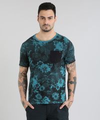 Camiseta-Estampada-Floral-com-Bolso-Verde-8712560-Verde_1
