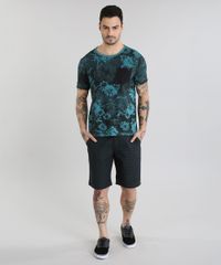 Camiseta-Estampada-Floral-com-Bolso-Verde-8712560-Verde_3
