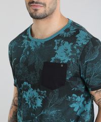 Camiseta-Estampada-Floral-com-Bolso-Verde-8712560-Verde_4