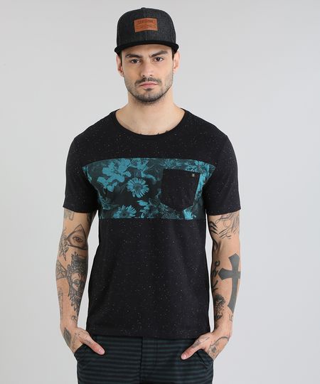 Camiseta-com-Recorte-Estampado-Floral-Preta-8713982-Preto_1