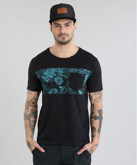 Camiseta-com-Recorte-Estampado-Floral-Preta-8713982-Preto_1