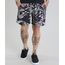 Bermuda-Relaxed-Estampada-de-Folhagem-Preta-8678357-Preto_1