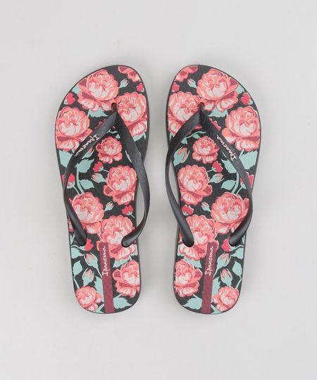 Chinelo-Ipanema-Estampado-Floral-Preto-8893774-Preto_1