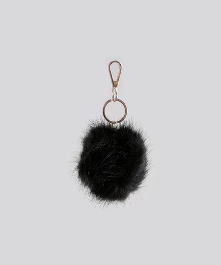 Chaveiro-de-Pompom-Preto-8729683-Preto_1