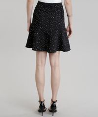 Saia-Evase-Estampada-de-Poa-Preta-8726115-Preto_2