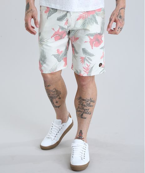 Bermuda-Reta-Estampada-Floral-Bege-Claro-8787168-Bege_Claro_1
