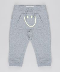 Calca-Smile-em-Moletom-de-Algodao---Sustentavel-Cinza-Mescla-8674297-Cinza_Mescla_1