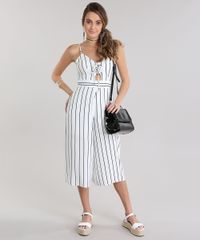 Macacao-Pantacourt-Listrado-com-Lace-Up-Branco-8721836-Branco_3