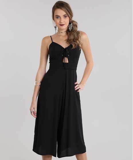 Macacao-Pantacourt-com-Lace-Up-Preta-8721843-Preto_1