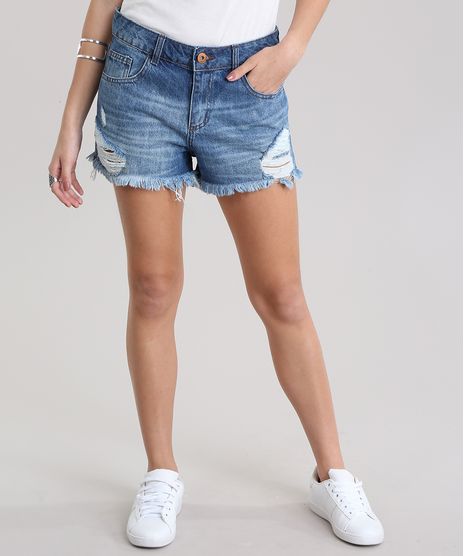 Short-Jeans-Relaxed-Destroyed-Azul-Medio-8678987-Azul_Medio_1