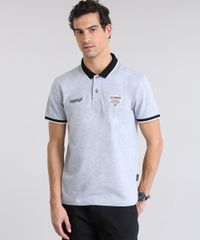 Polo-Guinness-em-Piquet-com-Bordado-Cinza-Mescla-8781830-Cinza_Mescla_1