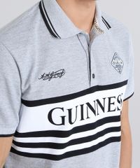 Polo-Guinness-em-Piquet-com-Patch-Cinza-Mescla-8781843-Cinza_Mescla_4