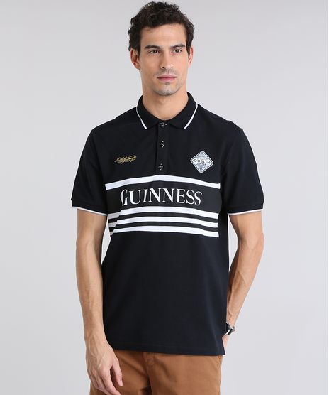 Polo-Guinness-em-Piquet-com-Patch-Preta-8781843-Preto_1