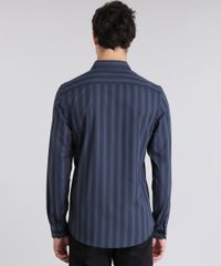 Camisa-Slim-Listrada-Chumbo-8635658-Chumbo_2