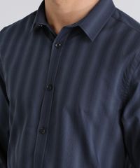 Camisa-Slim-Listrada-Chumbo-8635658-Chumbo_4