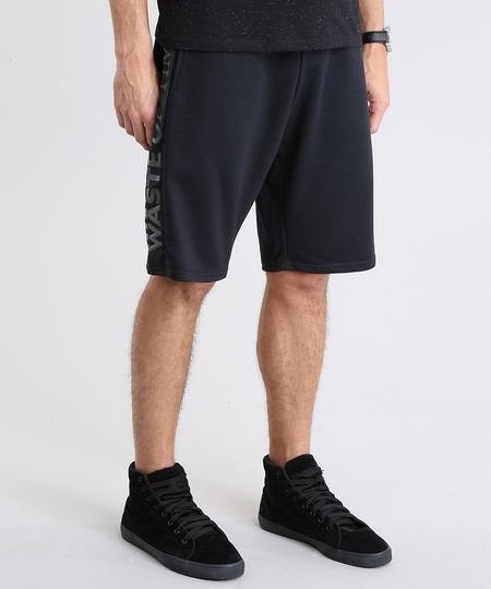 Bermuda-em-Moletom--Waste-of-Time--Preta-8801274-Preto_1 Bermuda-em-Moletom--Waste-of-Time--Preta-8801274-Preto_1