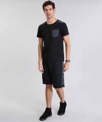Bermuda-em-Moletom--Waste-of-Time--Preta-8801274-Preto_3