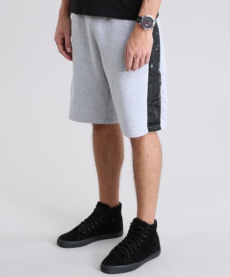 Bermuda-em-Moletom--Waste-of-Time--Cinza-Mescla-Claro-8801280-Cinza_Mescla_Claro_1 Bermuda-em-Moletom--Waste-of-Time--Cinza-Mescla-Claro-8801280-Cinza_Mescla_Claro_1