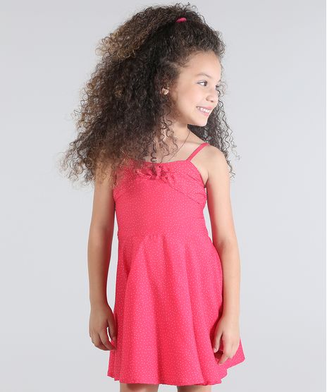 Vestido-Estampado-de-Poas-Rosa-Escuro-8682897-Rosa_Escuro_1