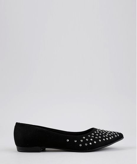 Sapatilha-Bico-Fino-Beira-Rio-com-Strass-Preta-8891221-Preto_1