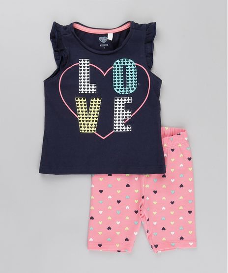 Conjunto-de-Regata--Love--com-Babado-Azul-Marinho---Bermuda-Estampada-de-Coracoes-Rosa-8782839-Rosa_1