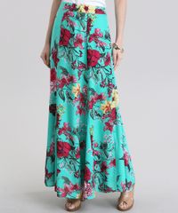 Saia-Longa-Estampada-Floral-Verde-Claro-8832678-Verde_Claro_1