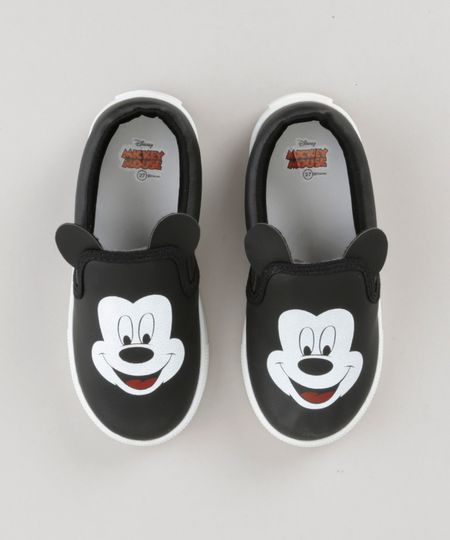 Tenis-Slip-On-Mickey-Preto-8755161-Preto_1 Tenis-Slip-On-Mickey-Preto-8755161-Preto_1