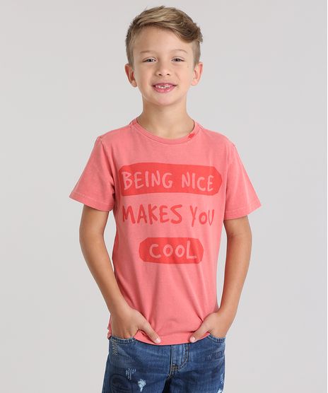 Camiseta--Being-Nice-Makes-You-Cool--Coral-8808659-Coral_1