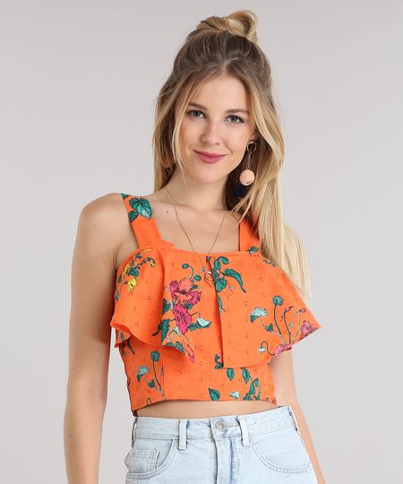 Regata-Cropped-Estampada-Floral-em-Laise-Laranja-8695753-Laranja_1 Regata-Cropped-Estampada-Floral-em-Laise-Laranja-8695753-Laranja_1