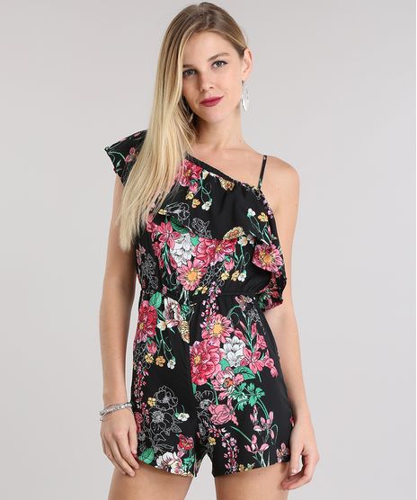 Macaquinho-Ombro-Unico-Estampado-Floral-Preto-8717128-Preto_1