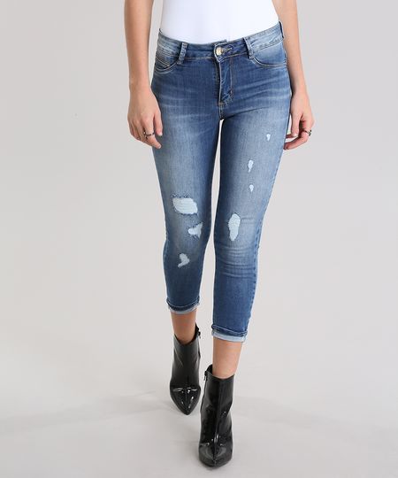 Calca-Jeans-Super-Skinny-Push-Up-destroyed-Sawary-Azul-Medio-8865783-Azul_Medio_1