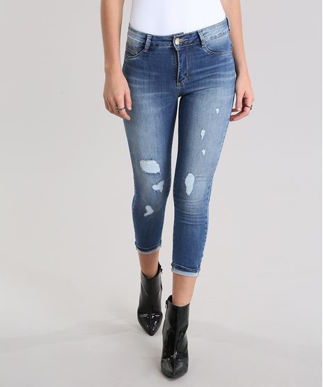Calca-Jeans-Super-Skinny-Push-Up-destroyed-Sawary-Azul-Medio-8865783-Azul_Medio_1