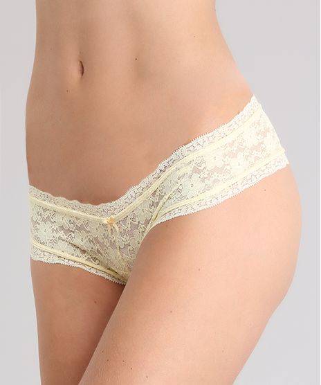 Calcinha-Calecon-em-Renda-Amarelo-Claro-8805052-Amarelo_Claro_1