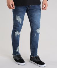 Calca-Jeans-Skinny-Cropped-Destroyed-Azul-Medio-8761877-Azul_Medio_1