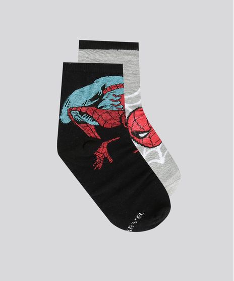 Kit-de-2-Meias-Homem-Aranha-Multicor-8837775-Multicor_1