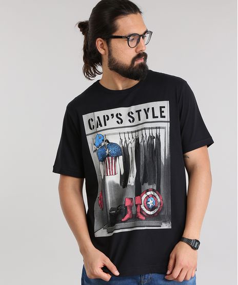Camiseta-Capitao-America-Preta-8816194-Preto_1
