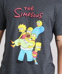 Camiseta-Os-Simpsons-Cinza-Mescla-Escuro-8764461-Cinza_Mescla_Escuro_4